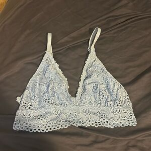 Blue lace aerie bralette
